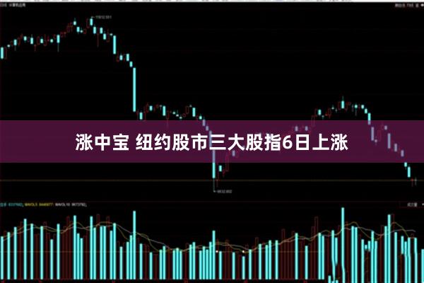 涨中宝 纽约股市三大股指6日上涨